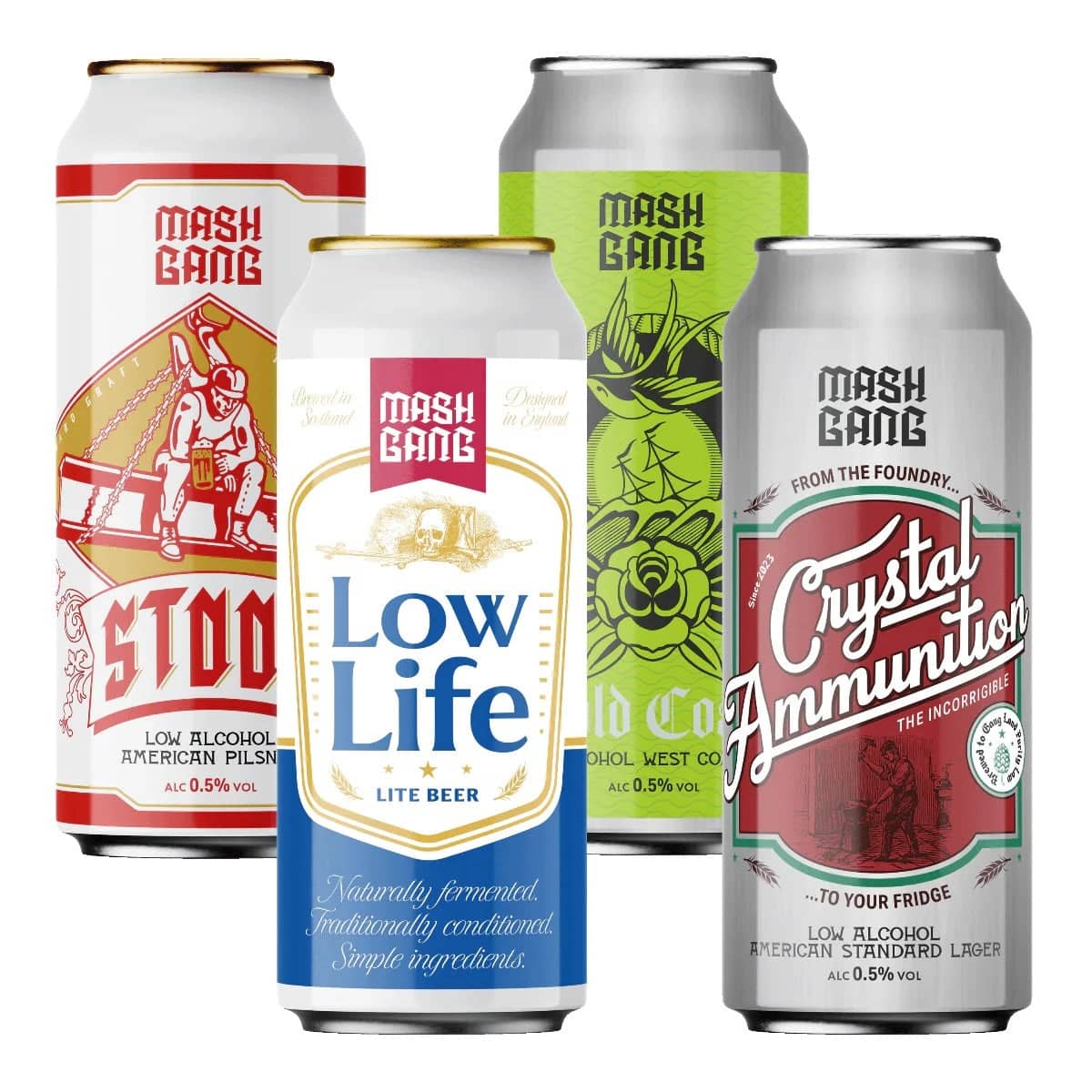 Mash Gang Beer - No and Low Alcohol Drinks