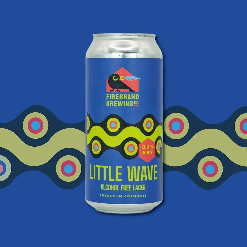 Firebrand Little Wave Lager Alcohol Free can