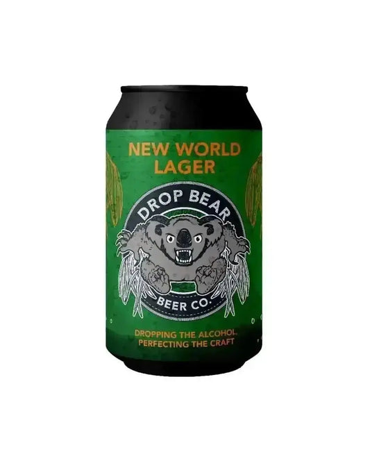 Drop Bear New World Lager Alcohol Free Beer