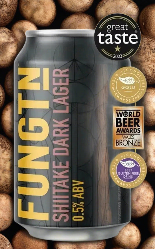 Fungtn Shiitake Dark Lager - Functional Beer