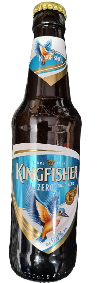 Kingfisher Zero Lager 24 x 330ml | Zero Beer | 0.0%ABV San Miguel