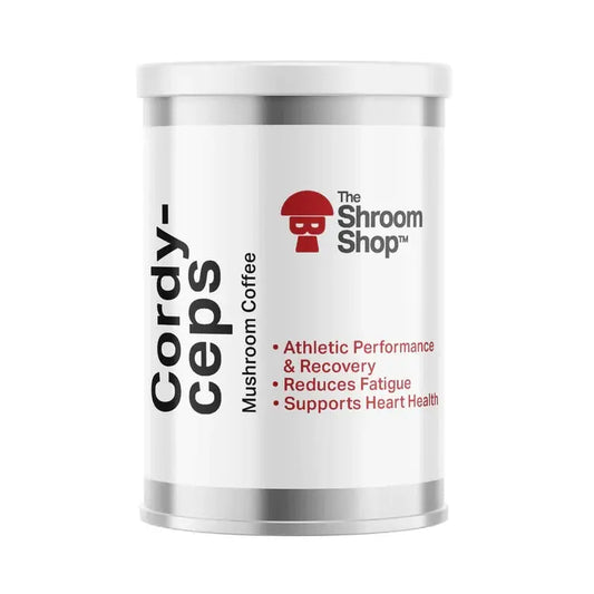 Mushroom Coffee | Cordyceps | The Shroom Shop No and Low Alcohol Drinks