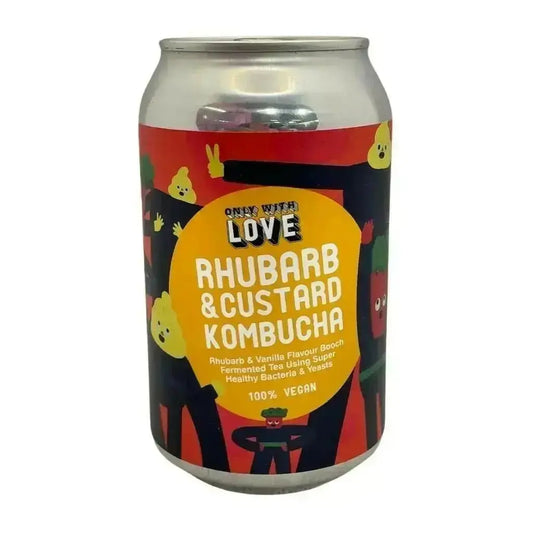 Only With Love - Rhubarb & Custard Kombucha