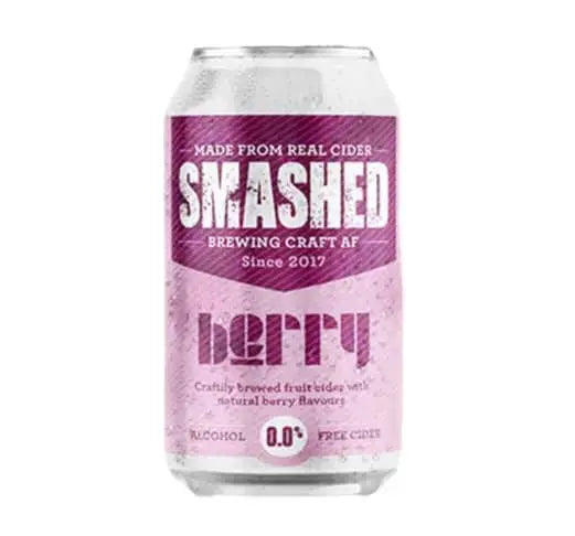 Smashed Berry Cider Alcohol Free can