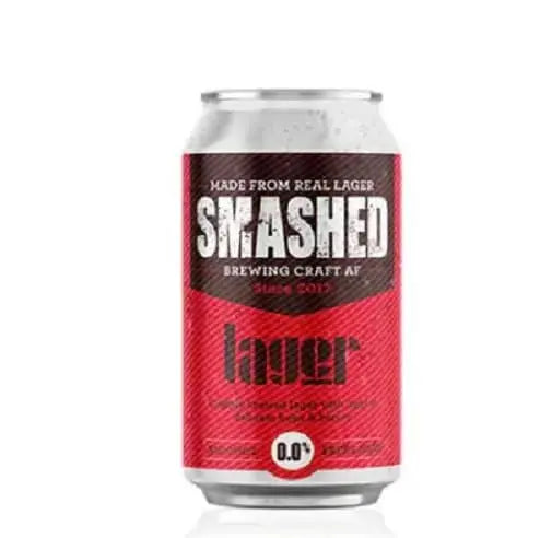 Smashed Lager Alcohol Free Can